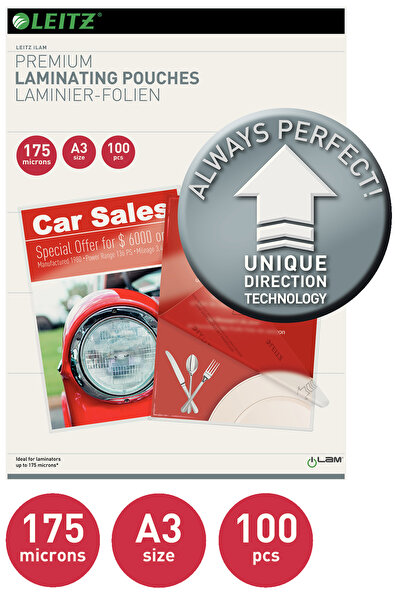 MC Micostore Folie a3 175 microni 100/top udt leitz