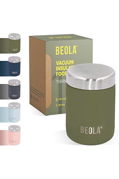 GENERAL 450ml Double Wall Stainless Steel Vacuum Insulated Food Jar Thermos L...