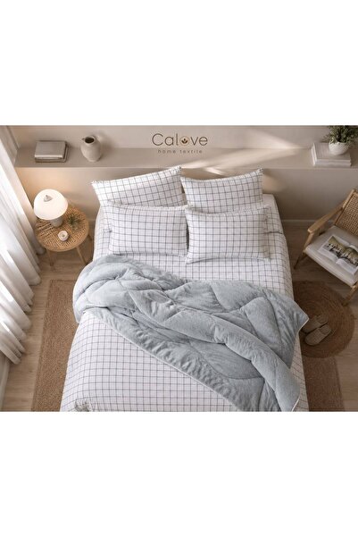 calove Çift Kişilik Yumuşak Welsoft Yorgan ve Yastık Kılıfı Seti - 195 x 215 ...