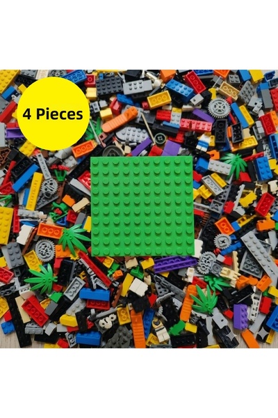 OyuncaklarÜlkesi Lego Compatible Classic Green Floor Plate 8X8 cm 10X10 Dots ...