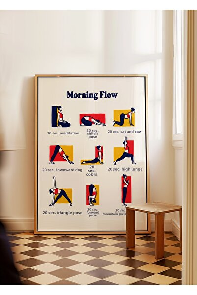 ARTHOUSECOLLECTIVE Colecția Aura / Yoga / Meditație - Morning Flow - Poster f...