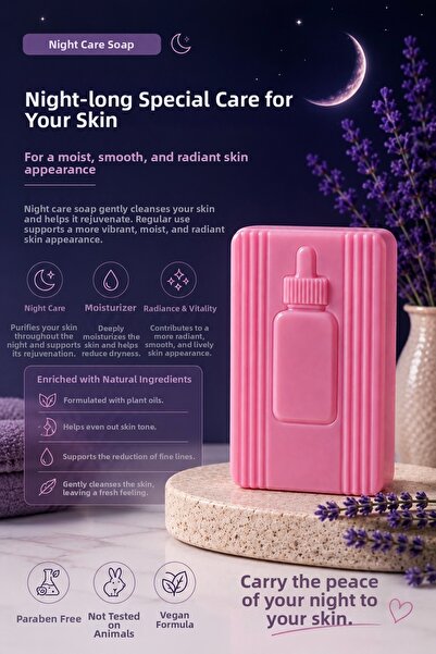 EPİZEN Night Care Soap: Add Radiance to Your Skin While You Sleep.
