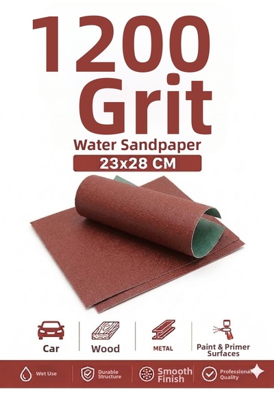 Kacar 23X28Cm Water Sandpaper - Precision Primer and Surface Sandpaper for Au...