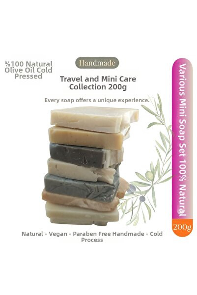 Seçkin Trend 100% Natural Handmade Assorted Soap Set Mini Care Collection 200 Gr