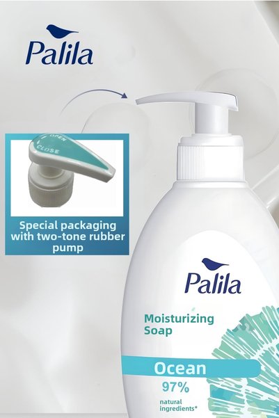Palila Moisturizing Liquid Soap Cream Effective Ocean Freshness 500 ml