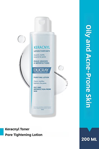 Ducray Tonic Keracnyl pentru ten gras și predispus la acnee 200 ml