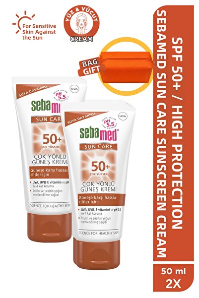 Sebamed Sun Care Spf 50+ Triple High Protection Sunscreen 50ml X 2 Pieces – M...