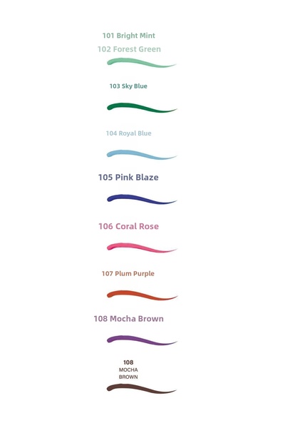 Golden Rose Flash Liner Colored Eyeliner 108 Mocha Brown Colored Eyeliner 3.5 ml
