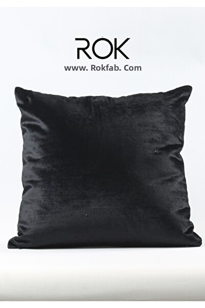 ROKFAB Black Velvet Cushion Cover 45X45 cm Decorative Pillowcase
