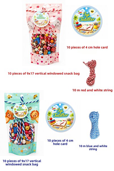 Dekals Set of Good Holidays 20-Piece Mixed Doypack Gift Package Candy Bag (Ca...