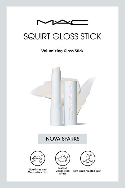 M.A.C M·A·C Squirt Gloss Stick Plumping Effect Stick Gloss - Nova Sparks