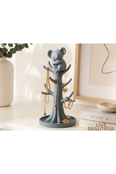 BalcıoğluSRV Figured Jewelry Organizer Koala Jewelry Stand & Jewelry Stand