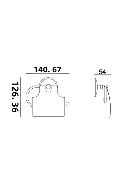 ÇELİK BANYO Bs10-010 - Bella Paper Holder with Jule Cover