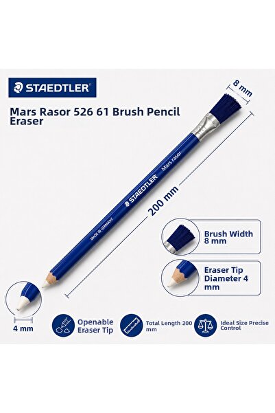 Staedtler مجموعة من 3 قطع من ممحاة أقلام الرسم والرسم التفصيلي من مارس راسور ...
