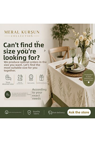 Meral Kurşun Collection مفرش طاولة دائري برتقالي |   مقاوم للسوائل |   الكتان |   مقاس مخصص |   أو إي كي أو-تكس ®   شهادة |   65% قطن 35% بوليستر