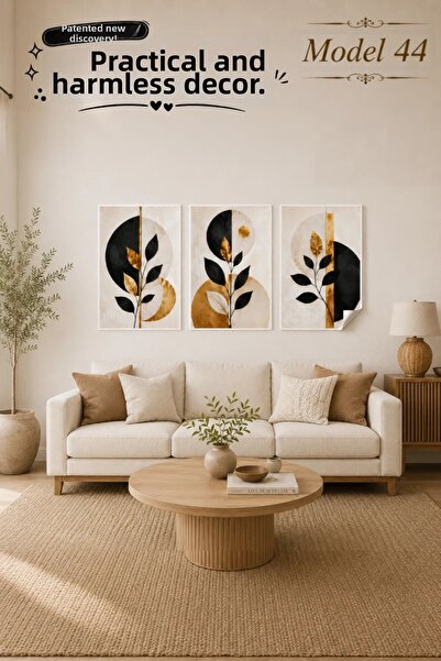 Akıllı Kağıt Static Cling Table - Poster Modern (Model- 44)