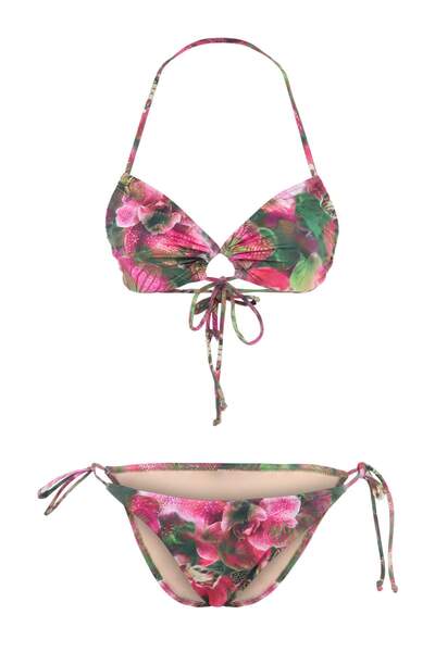Trendyol Collection Set bikini cu talie normală, cu imprimeu floral, tip bral...