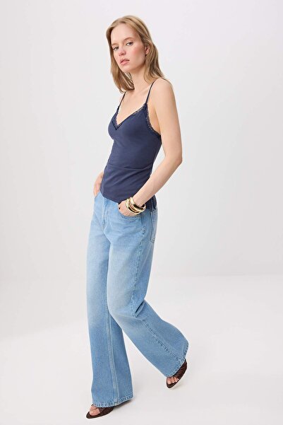 Trendyol Collection Bluză tricotată bleumarin TWOSS26BZ00957