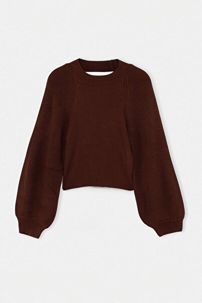 Trendyol Collection Brown Knitwear Sweater Twoaw26Kz00021