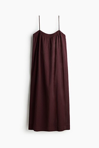 H&M Askılı Krinkle Elbise