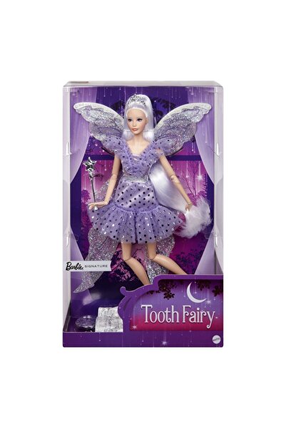 mattel BARBIE SIGNATURE PAPUSA BARBIE ZANA MASELUTA CU ARIPI DE ZANA BAGHETA ...