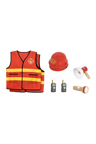Viga Firefighter Role Play Set with 8 Pieces,