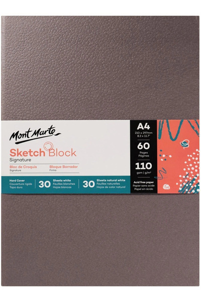 Mont Marte Eskiz Blok Sert Kapak Signature A4 60 Sayfa