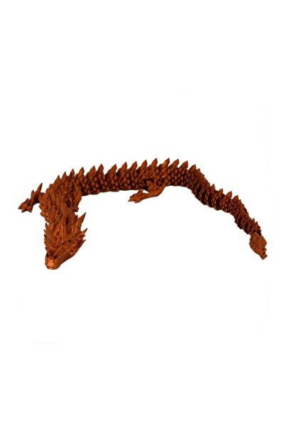 Sani figurină, dragon, 30 cm, imprimare 3D, auriu