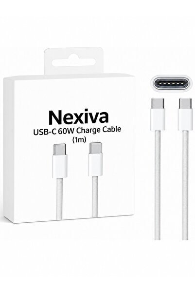 Nexiva Orjinal İphone Ve Tüm Android İle Uyumlu 30 W Hızlı Şarj Kablosu Hasır...