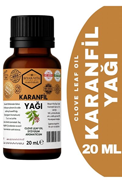 BEYARVİTA Karanfil Yağı 20 ML (clove leaf oil)