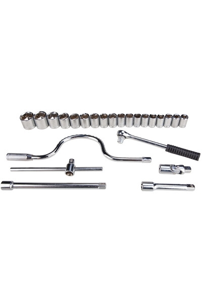 Evotools Chei tubulare cu accesorii 24 buc - Dimensiune cheie 10-32 mm