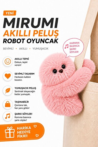 ZİVENTA Mirumi İnteraktif Akıllı Oyuncak Dokunmatik Şarjlı Ses Algılayan Şark...