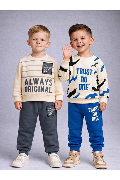 Melodikids Boy's Seasonal Top and Bottom 2-Piece Set