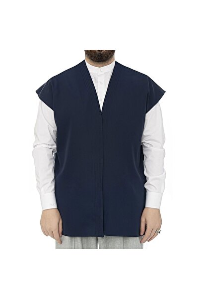 İkranur Haydari Musiki Vest Navy Blue