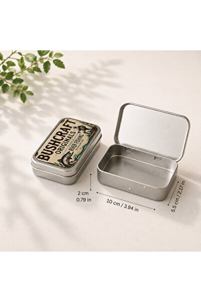 halusbushcraft Fishing Tin Box - Balıkçı Teneke Kutu
