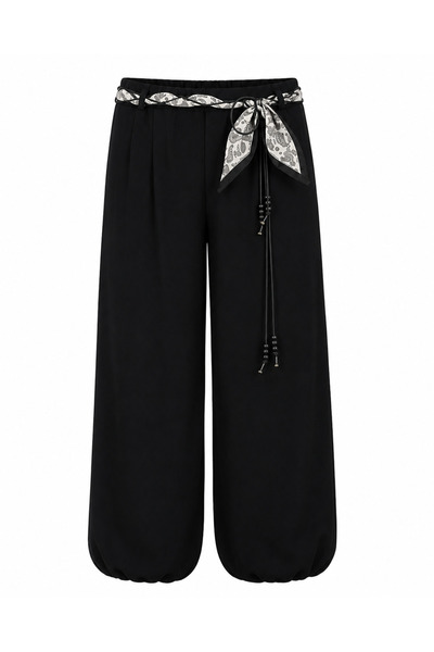 Serpirella Butik Pantaloni largi cu tiv elastic