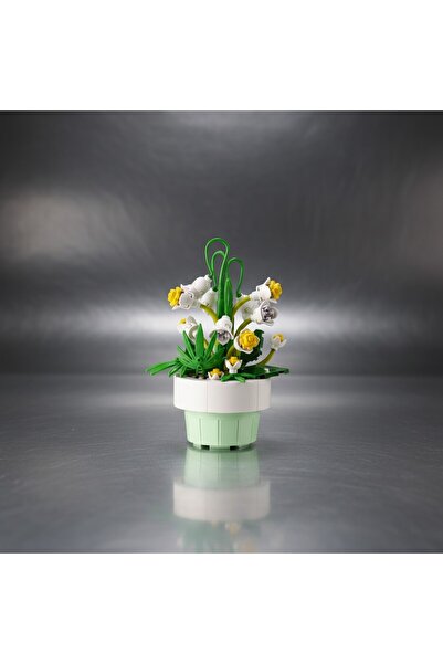 Pravalia Magica Buchet de flori din piese de construcție - Set decorativ DIY ...