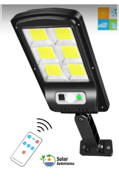 Genel Markalar Solar Güneş Enerjili 120 Ledli 3 Modlu Hareket Sensörlü Su Geç...