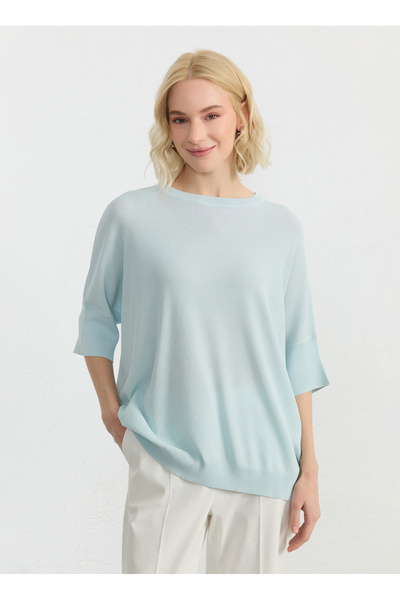 Selen Mavi Kadın Bluz 26YSL8348