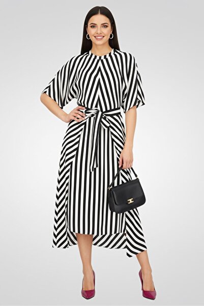 Stella McCartney Women Stripe Midi Dress, Multicolor
