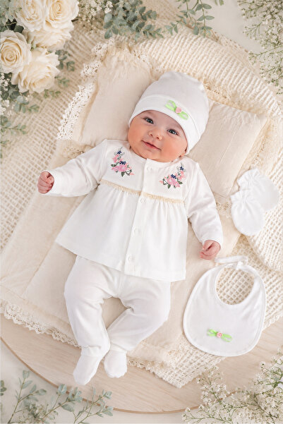 Sitilin مجموعة إصدار المستشفى المكونة من 5 قطع من ماركة Girl Baby Organic Ecr...