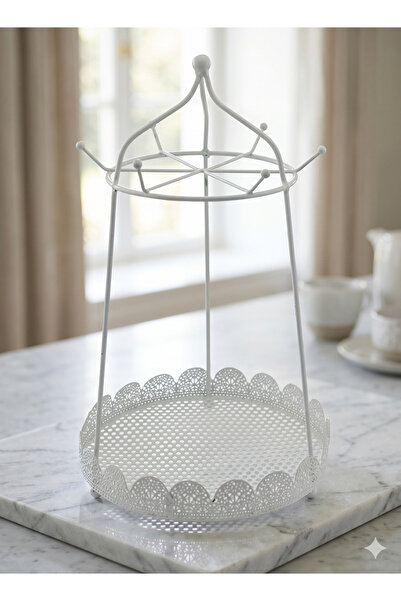mutlu adım 23x40cm Askılı Metal Stand Tepsi