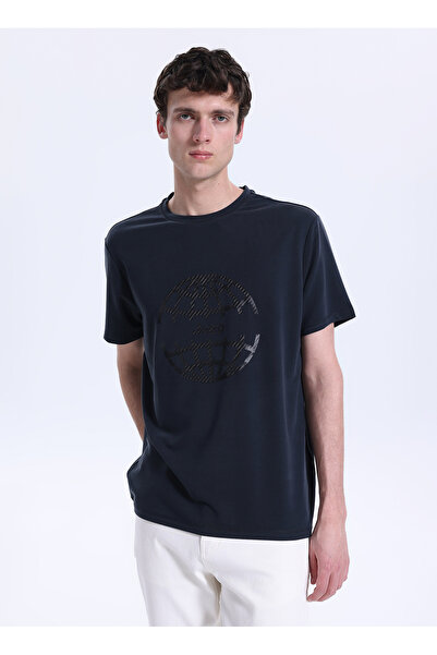 JEEP Siyah Erkek Relaxed Baskılı T-Shirt J6SM-TST7311