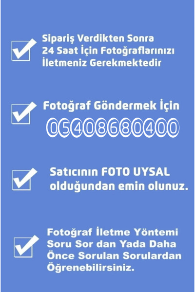 Foto Uysal Uzun Ömürlü Solmayan 6X9 cm Ebat 2 adet Fotoğraf Baskısı