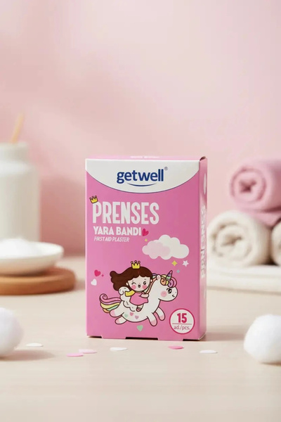 Miniso Unicorn ve Prenses Desenli Yara Bandı Seti – Getwell 15 Adet