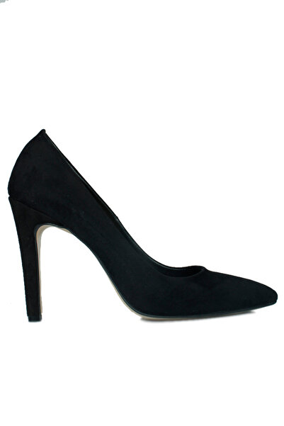 Fitbas 520207   009 Stiletto de damă din piele intoarsa neagra marime mare si...