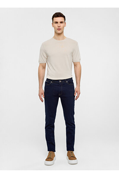Back And Bond Blue Denim Trousers