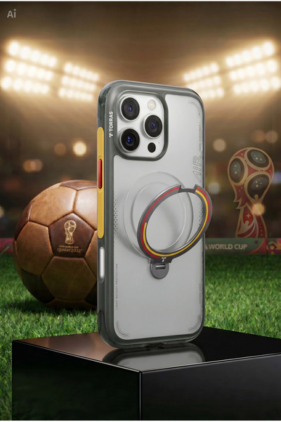 TORRAS iPhone 16 Pro Max Kılıf MagSafe Standlı OStand Q3 Air World Cup Serisi...