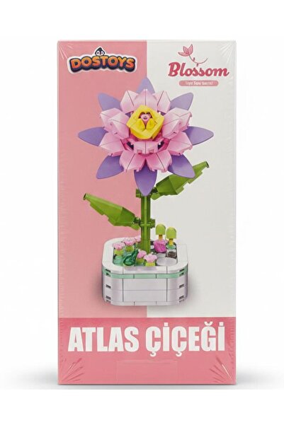DOSTOYS 162 Parça Atlas Çiçeği Yapım Seti - Gerçekçi ve Dekoratif Yapı Oyuncağı