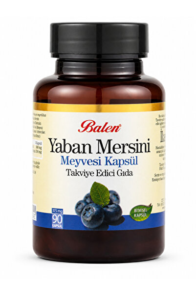 Balen Yaban Mersini Meyvesi Kapsül Takviye Edici Gıda 375 Mg 90 Kapsül